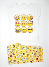 Bravado Damen Sommer Smyle Pyjama 2-Teilig Hose Shirt Gr. 36/38   100% Baumwolle