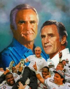 Affiche - Don Shula Miami Dolphins NFL Football, 3 tailles - Imagekind - Photo 1 sur 19