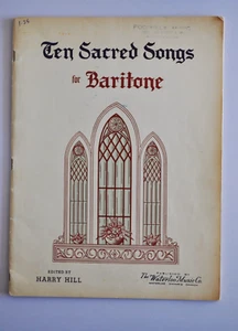 Libro/Partitura - Diez canciones sagradas para barítono (piano cristiano religioso) - Imagen 1 de 8