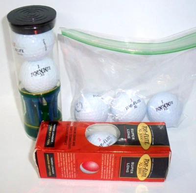 (8) Супердлинные мячи для гольфа Top-Flite XL 3000, белые, с тройниками, новые! - Изображение 1 из 4