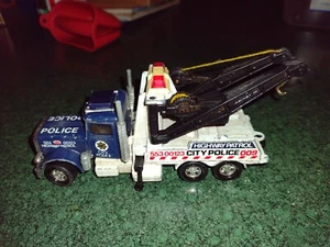 Vintage 1978 Matchbox Superkings Highway Patrol City Police Tow Truck Wrecker.  - Picture 1 of 10