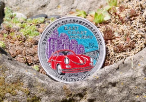 VINTAGE AUTOMOBILE CLUB PATCH / BADGE # PORSCHE 356 REGISTRY CLEVELAND OHIO 2010 - Picture 1 of 2