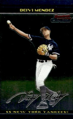 2002 Bowman Chrome Deivi Mendez 297 New York Yankees - Image 1 of 2