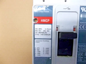 EATON HMCP250J5C circuit breaker 2 22 5a - Picture 1 of 8