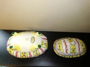 Jay Willfred Soup Tureen Fine China Multicolored Footed Covered Bowl - Picture 1 of 12