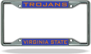 Marco de placa de matrícula de Virginia State TROJANS - Imagen 1 de 1