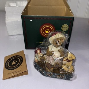 Very Rare Boyds Bearstone Trissy Teaberry Tea For Three Longaberger Exclusive - Picture 1 of 6