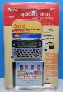 Royal SED7000 Electronic English/Spanish Dictionary With Software - New. - Picture 1 of 9