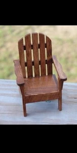 1 Miniature Adirondack Chair. 3.5"W X 3.5" L X 6"H.  (Buy 3 get 1 Free) - Picture 1 of 1