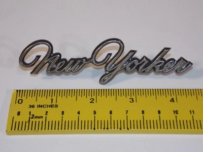 复古 1976 77 78 79 克莱斯勒纽约客汽车徽章挡泥板 3569955 — 第 1/4 张图片