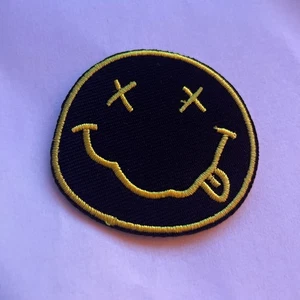 Nirvana Patch Band Aufnäher 5cm Smiley - Bild 1 von 2