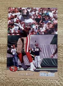 1993 Pro Set Football Jerry Rice Card 395 San Francisco 49ers - Picture 1 of 2