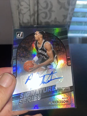 2020-21 Donruss Signature Series Alvin Robertson Auto San Antonio Spurs🔥🔥🔥 - Image 1 of 2