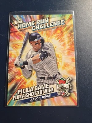 2024 Topps Series 1 Unscratched Home Run Challenge Code Card Aaron Judge #HRC-17 - Image 1 of 2