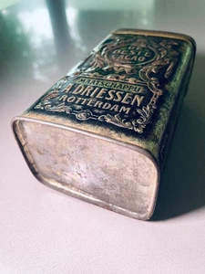 Antike  Blech Dose " De Beste Cacao " Rotterdam um 1900 chabby - Bild 1 von 5