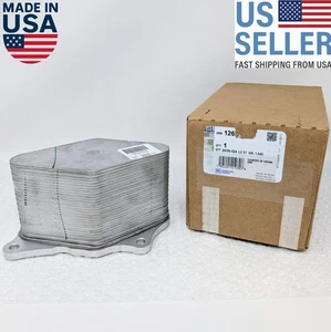 *NEW & GENUINE* GM® 12644856 OEM Engine Oil Cooler Core 14-19 CORVETTE STINGRAY - Picture 1 of 9