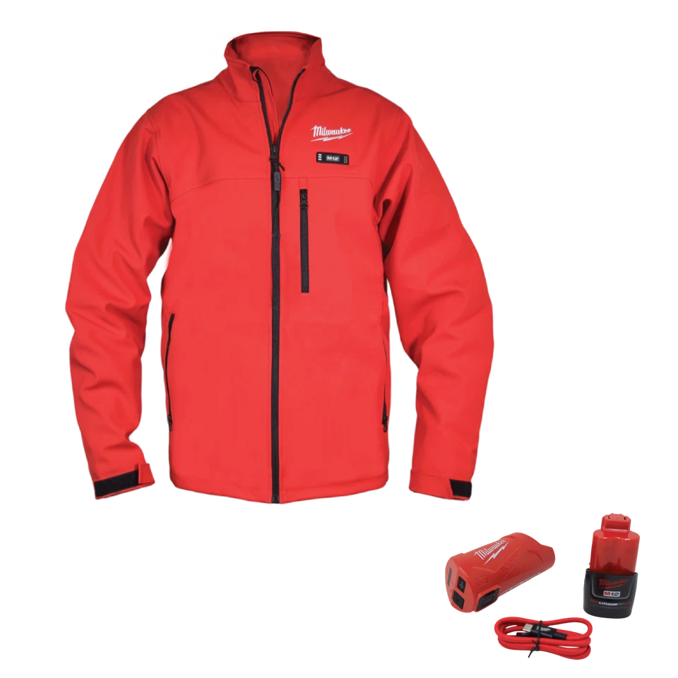 Milwaukee M100R-21XL M12 12V Durable Li-Ion Heated TOUGHSHELL Jacket
