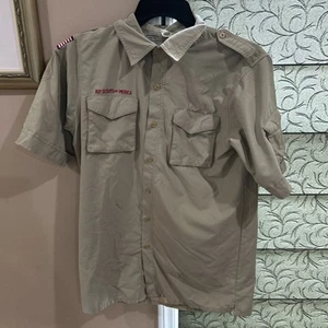 Boy Scout BSA UNIFORM New Style SHIRT Adult Men’s Medium Short Sleeve 015 - Picture 1 of 10
