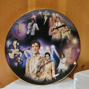 8" An Evening With Elvis Collector Plate With Certificate Bradford Exchange 2003 - Picture 1 of 4