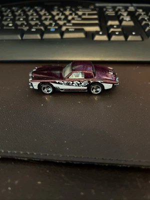 Vintage 1979 Hot Wheels Black Stutz Blackhawk Car Malaysia Metallic Burgundy - Image 1 of 4