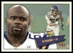 2001 Fleer Tradition #143 Ed McDaniel Minnesota Vikings NM+ - Picture 1 of 2
