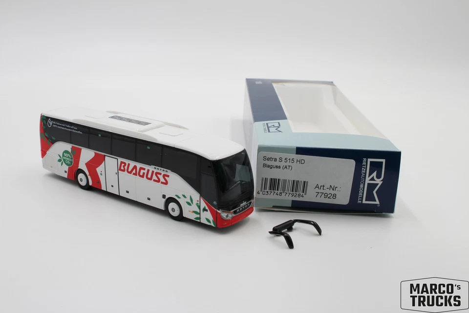 Rietze Setra S 515 HD Blaguss (Austria) – No. 77928 – 1:87 /RIN2014 - Image 1 of 1