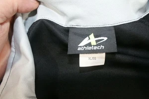 Athletech Men's XL ACTIVE Jacket BLACK with red, polyester great condition - Picture 1 of 7