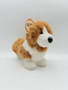 Douglas Corgi Puppy Dog Plush Cute Realistic animal Soft Toy 9" - Picture 1 of 7