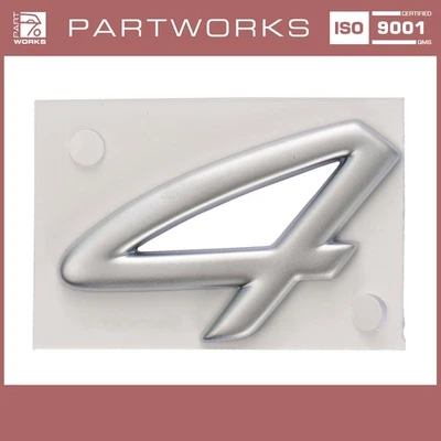 Schriftzug ORIGINAL PORSCHE 996 Carrera 4 SILBER - Изображение 1 из 4