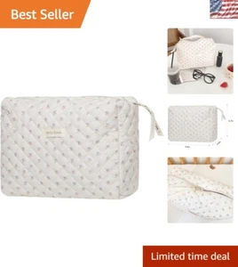 Stylish Waterproof Cosmetic Bag - Lightweight Organizer for Everyday and Travel - Picture 1 of 8