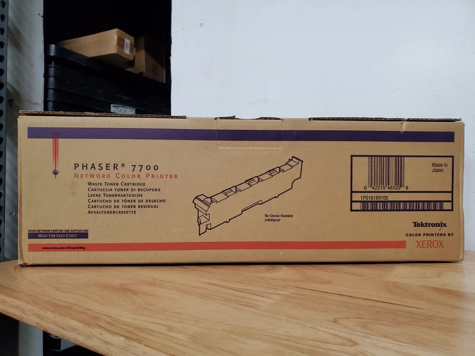 Genuine Phaser 7700 Waste Toner Cartridge 016189100 - Image 1 of 1