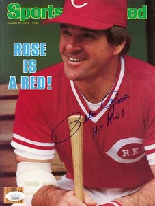 Pete Rose "Hit King" Autographed Sports Illustrated Magazine - August 27th, 1984 - Picture 1 of 2