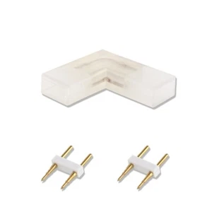 Conector en L para Tira Led 220V SMD 5050 Transparente Aigostar - Imagen 1 de 1