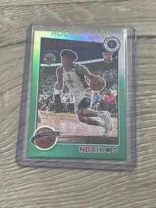 2019-20 Panini NBA Hoops Hoops Tribute Green Prizm #300 Rui Hachimura - Picture 1 of 2