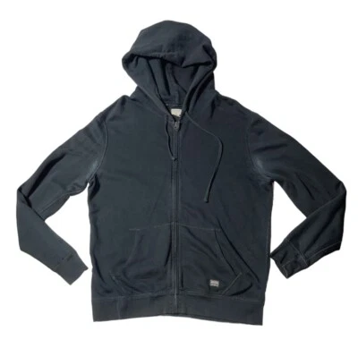 Preowned- Vintage Denim & Supply Full Zip Distressed Flag Hoodie Mens (Size XL) - Image 1 of 4