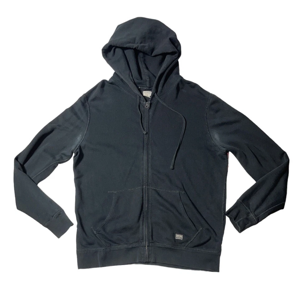 Usado - Sudadera con Capucha Vintage Denim & Supply Cremallera Completa Bandera Envejecida Para Hombre (Talla XL) Foto 1 de 4