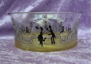 Schöne alte Glasschale Adolf Beckert Steinschönau um 1910 - Bild 1 von 12
