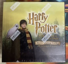 HARRY POTTER & THE SORCERER'S STONE MOVIE TRADING CARDS SEALED BOX Rookie📈 RARE
