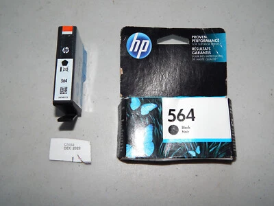 (2) Cartuchos de tinta negra originales HP 564 caducados 2019 y 2020 ¡LEER CUIDADOSAMENTE! Foto 1 de 4