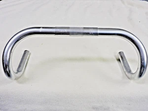 Vintage Cinelli Mod. 64 Giro d'Italia 38 cm x 26.4 mm Silver Road Handlebar - Picture 1 of 9