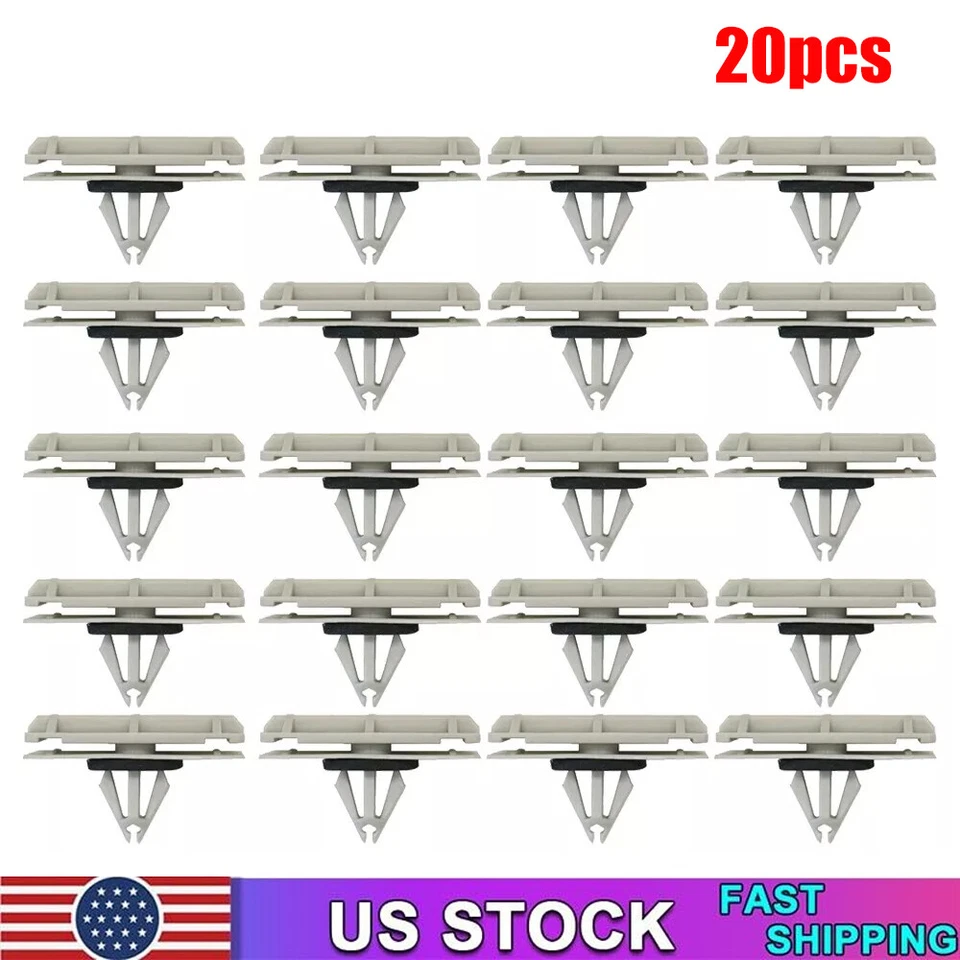 20x Fender Flare Moulding Clip 55157055-AA For Chrysler Jeep Liberty Wrangler US Foto 1 de 4