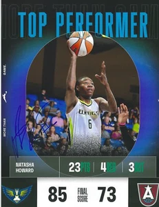 NATASHA HOWARD Signed 8.5 x 11 Photo WNBA Basketball DALLAS WINGS Free Shipping - Picture 1 of 1