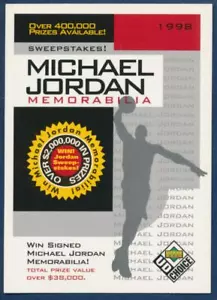 Michael JORDAN 1998-99 Collector's Choice Sweepstakes #SW1 * MT * Chicago Bulls - Picture 1 of 4
