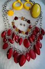 Yellow & Red Jewellery Lot