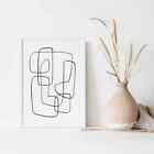 Abstract Line Drawing Poster Premium Quality Choose your Size