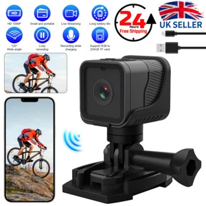 FULL HD 1080P MOTOR BIKE MOTOR CYCLE ACTION HELMET SPORTS CAMERA WiFi CAM UK - Picture 1 of 18