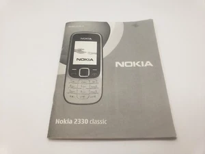 Nowa angielska Nokia 2330 Classic Komórka Instrukcja obsługi 3POSTUK - Zdjęcie 1 z 4