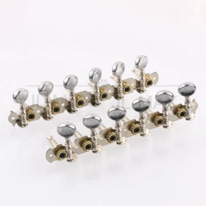 Cabezales de máquina de guitarra acústica de 12 cuerdas cromados en níquel 6L6R - Imagen 1 de 5