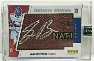 Saquon Barkley 2018 Panini Instant Jumbo Rookie Hoggs RC Autogramm Auto #' D 1/5 - Bild 1 von 2