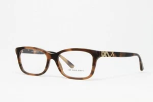 Occhiali da vista donna Burberry BE2249-3641 occhio di gatto marrone maculato 52 mm autentici nuovi con etichette - Foto 1 di 5